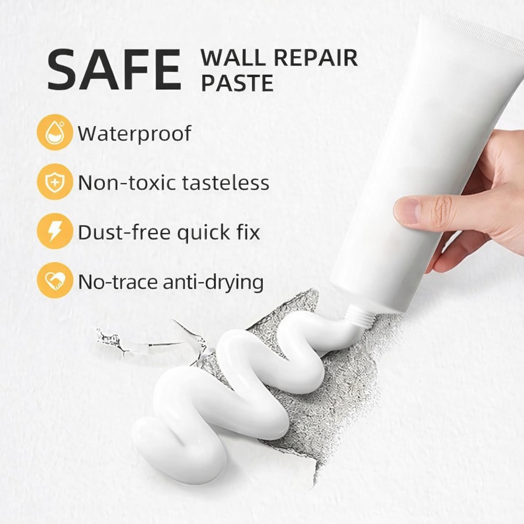 Wall Repair Paste tube for Filling Cracks