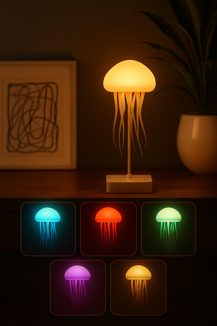 Trrendo Jellyfish lamp rgb light with touch sensor