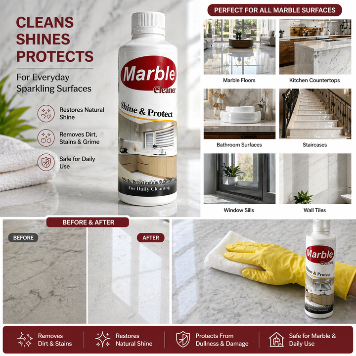 Marble Cleaner Liquid – Shine & Protect Formula for Daily Cleaning
