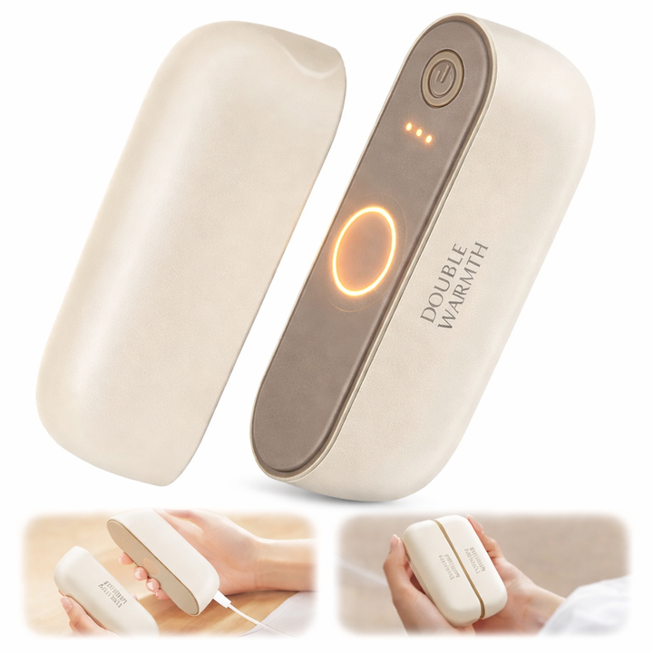 Rechargeable Magnetic Hand Warmer – Double Warmth Portable Electric Pocket Heater