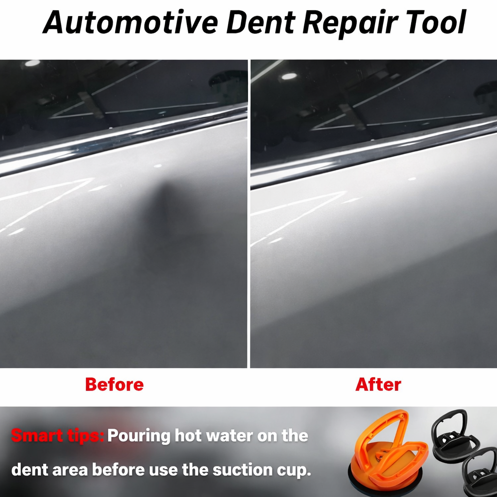 Car Dent Puller Set (Pack of 2) – Heavy Duty Large & Small Suction Dent Remover Kit for Cars, Bikes & Home Use
