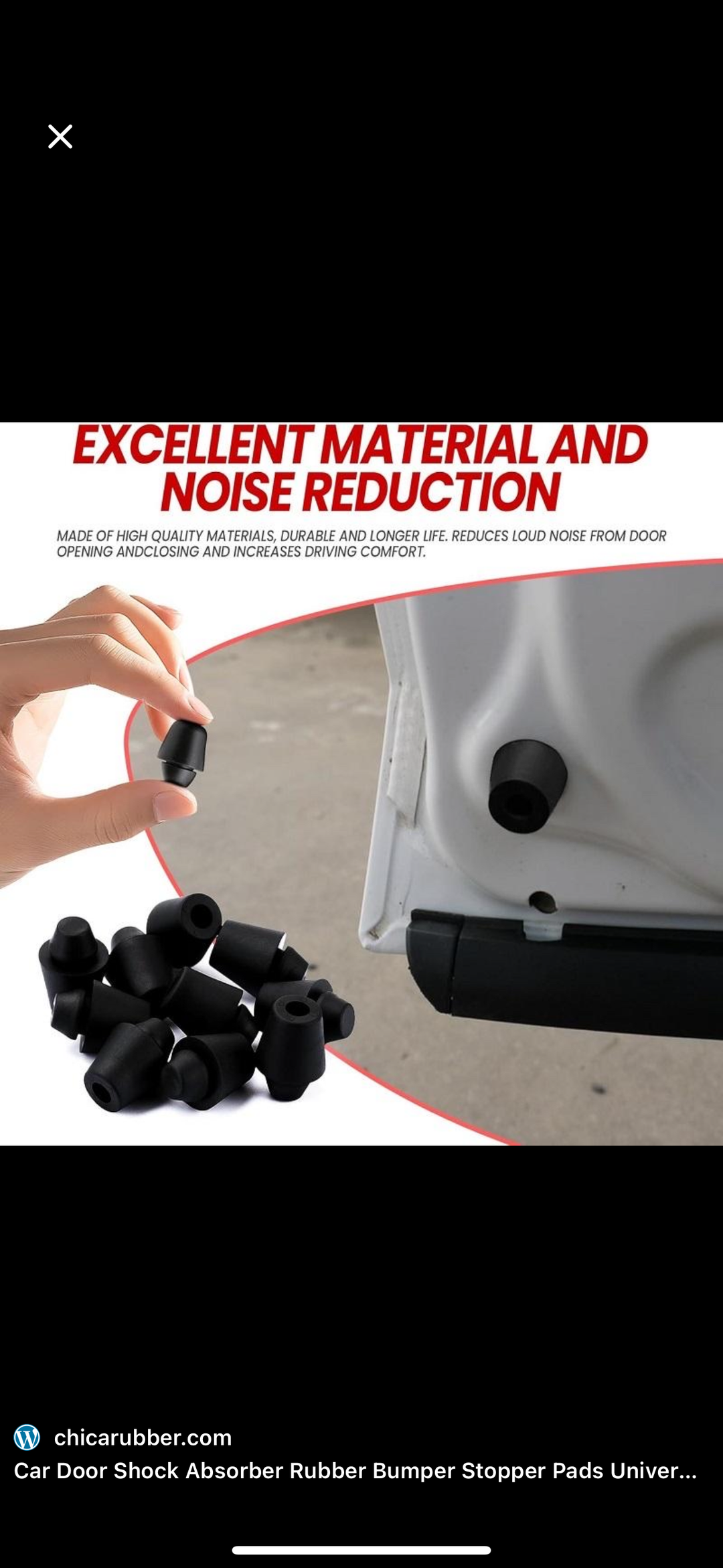 Car Door Shock Absorber Pads (Pack of 10) – Protectors for Silent & Damage Free Doors