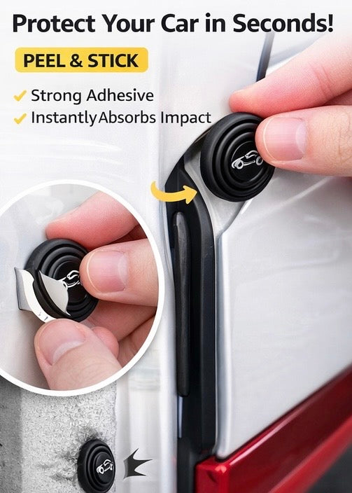 Car Door Shock Absorber Pads (Pack of 10) – Protectors for Silent & Damage Free Doors