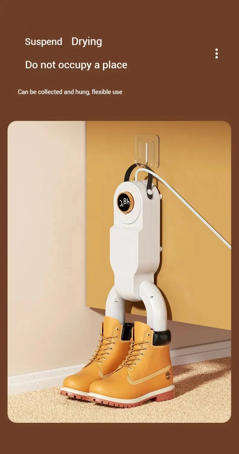 Toe Drying Device Electric Shoe Dryer & Deodorizer | Fast Drying for Wet Shoes, Boots ...